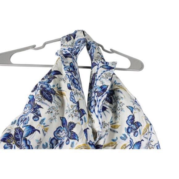 Tuckernuck Women's Size 12 Blue Floral Larkspur Chintz Lena Dress Summer 1617-16 - Picture 4 of 11